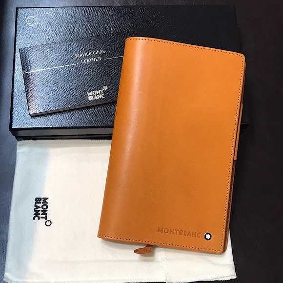 Montblanc Accessories - New Montblanc leather Passport Holder Tan ⭐️⭐️⭐️⭐️